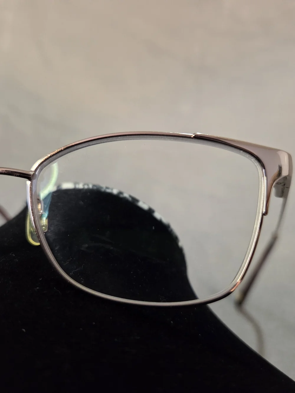 Anne Klein Eyeglasses Frames AK5053 770 Rose Gold Metal Cat Eye 54-15-135 Womens